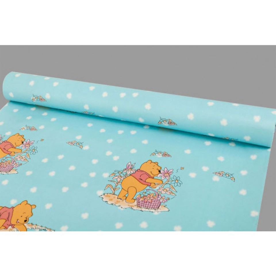 Wallpaper Sticker Dinding Motif Winnie The Pooh Panjang 10M x Lebar 45Cm