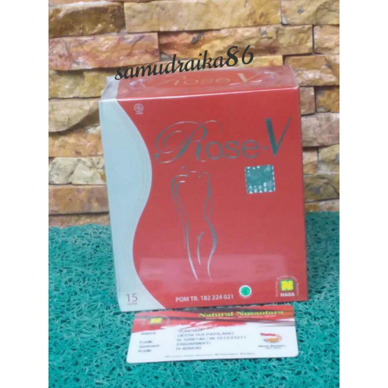 

ROSE V SACHET MINUMAN HERBAL NASA ORIGINAL