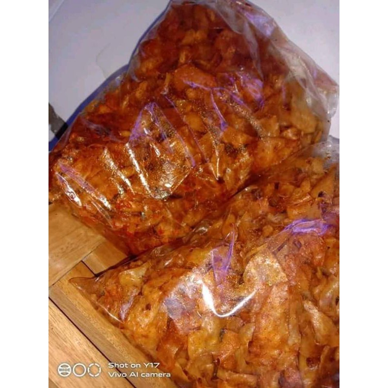 

keripik setan pedas nikmat,gurih