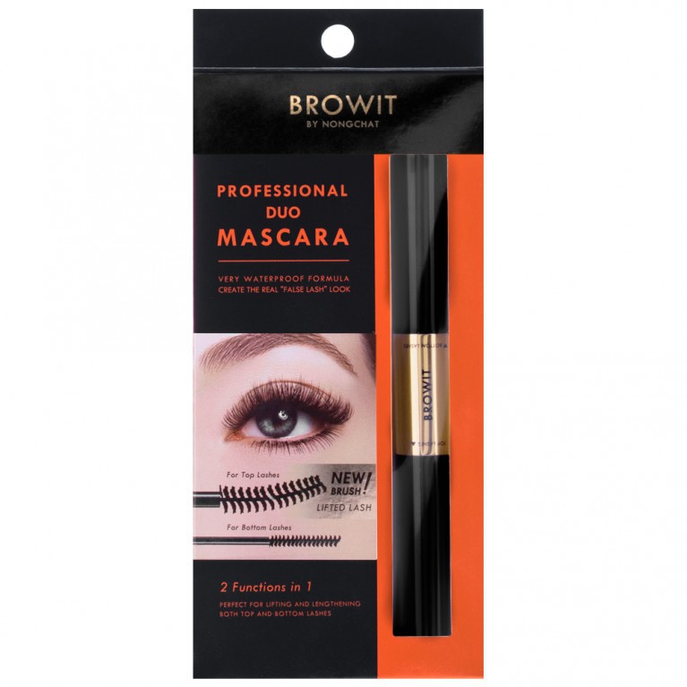 Browit Professional Duo Mascara by Nongchat | Maskara Waterproof Thailand