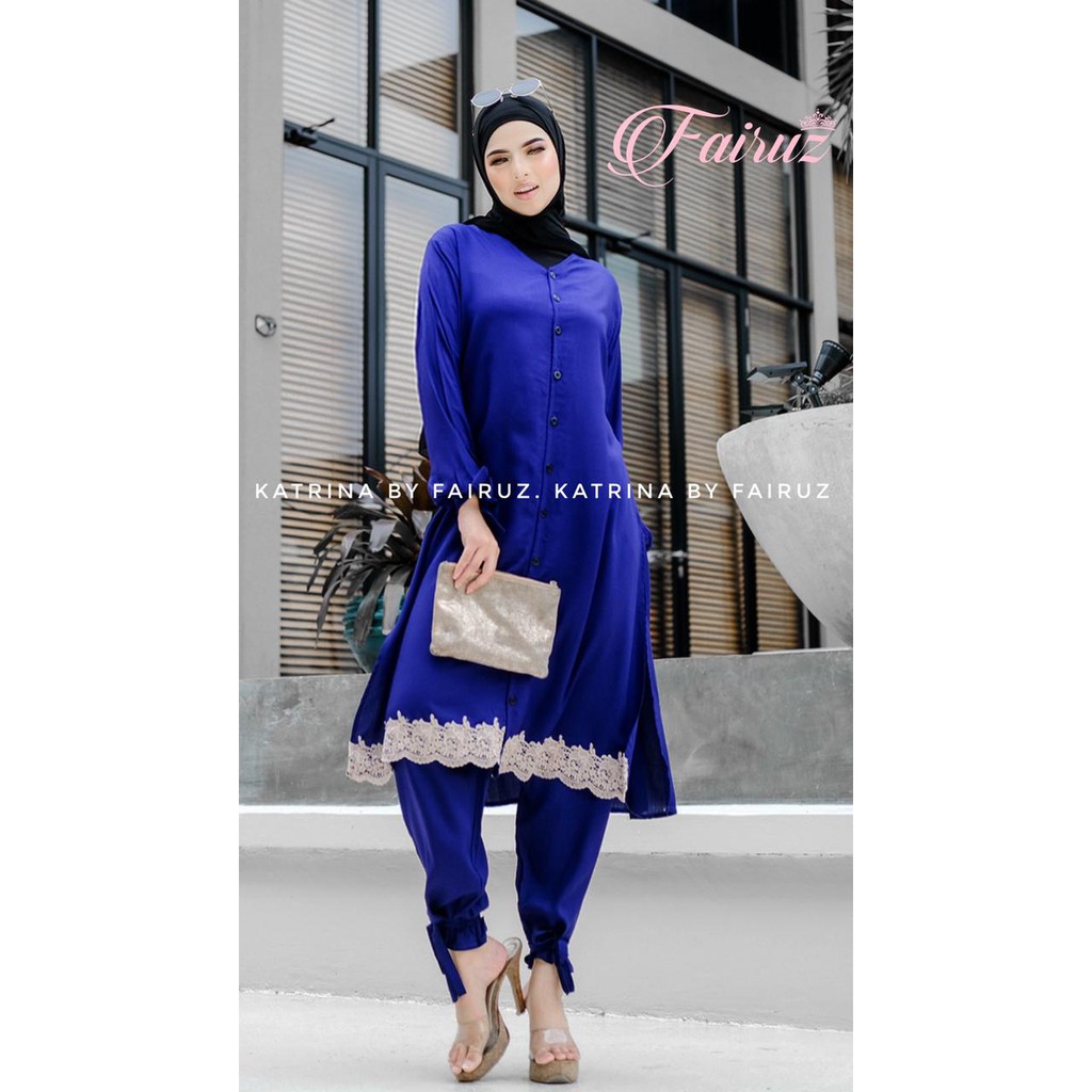 New Daster Arab Ori Setelan Katrina Lengan Panjang by Fairuz