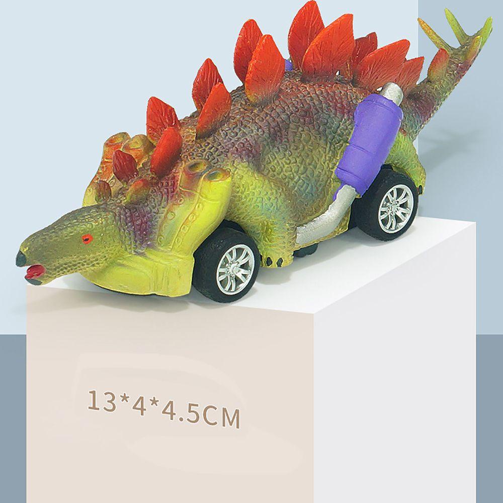 Quinton Pull Back Mobil Anak Laki-Laki Perempuan 1PC Roda Empat T-Rex 3-14 Tahun Pull Back Model Dinosaurus