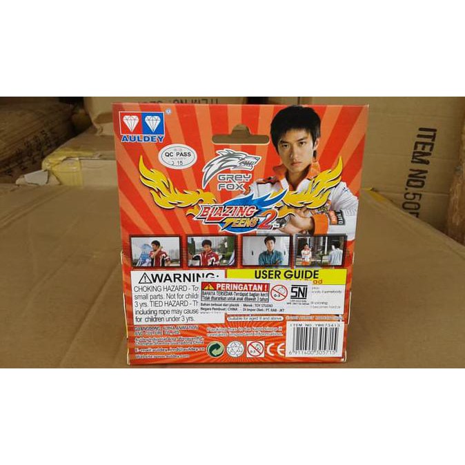 Unik auldey yw673413 yoyo blazing teens 2 grey fox-simon Limited