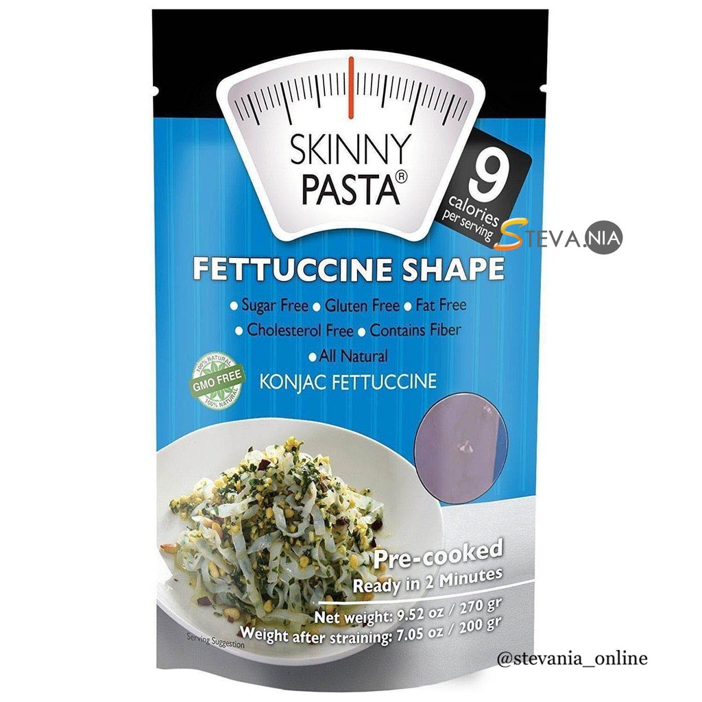 

Skinny Pasta Konjac Fettuccine Shape 9 Calories 200GR Original