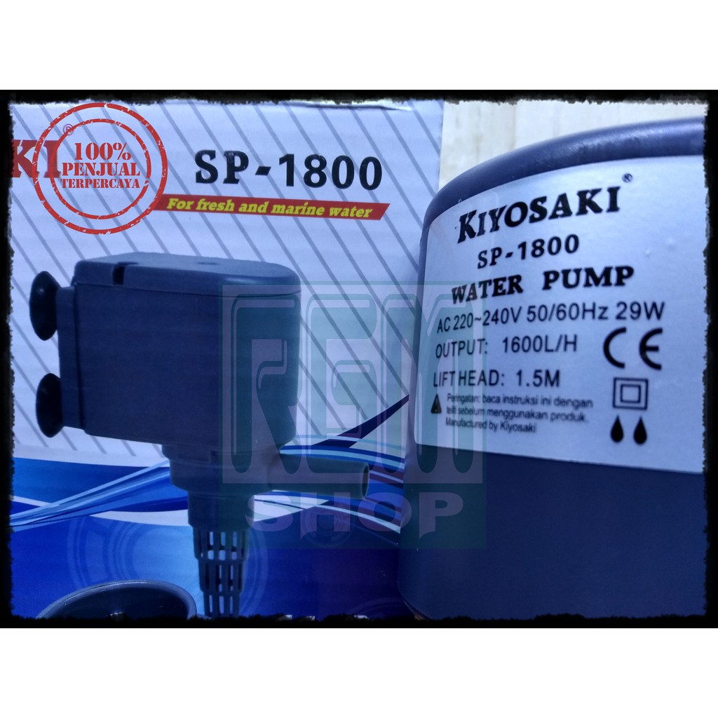 Kiyosaki SP1800 SP 1800 mesin pompa celup aquarium aquascape murah