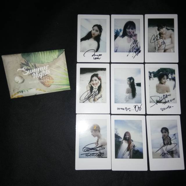 [ OFFICIAL ] TWICE SUMMER NIGHTS MONOGRAPH PHOTOCARD SE