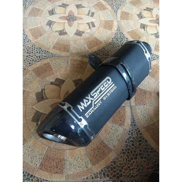 knalpot Max Speed black Carbon not wrx proliner akrapovic