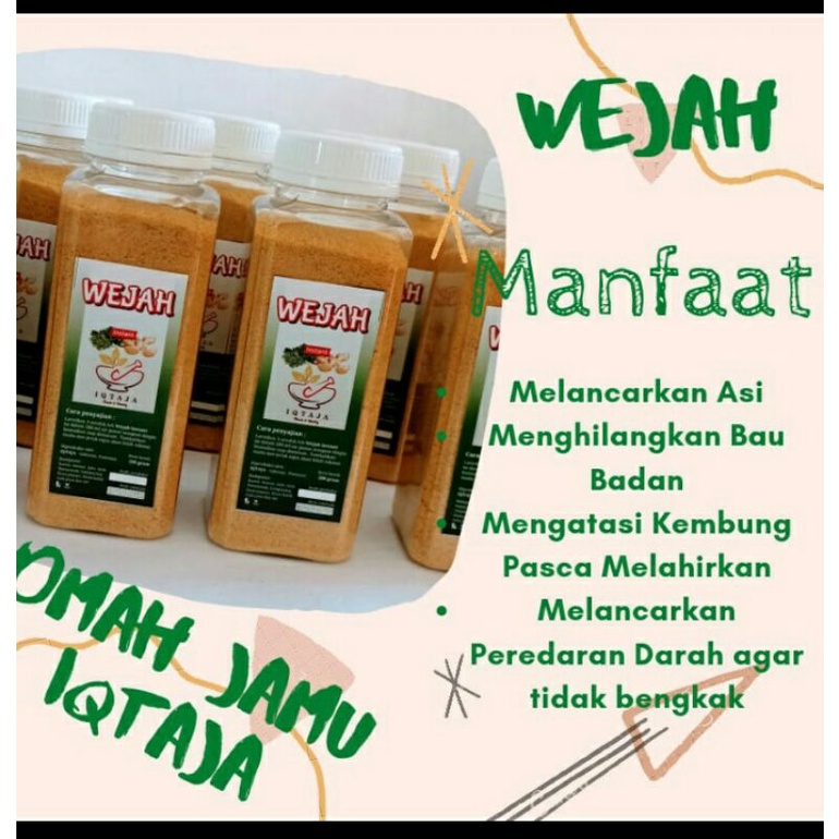 

JAMU WEJAH JAMU HERBAL JAMU TRADISIONAL JAMU PELANCAR ASI
