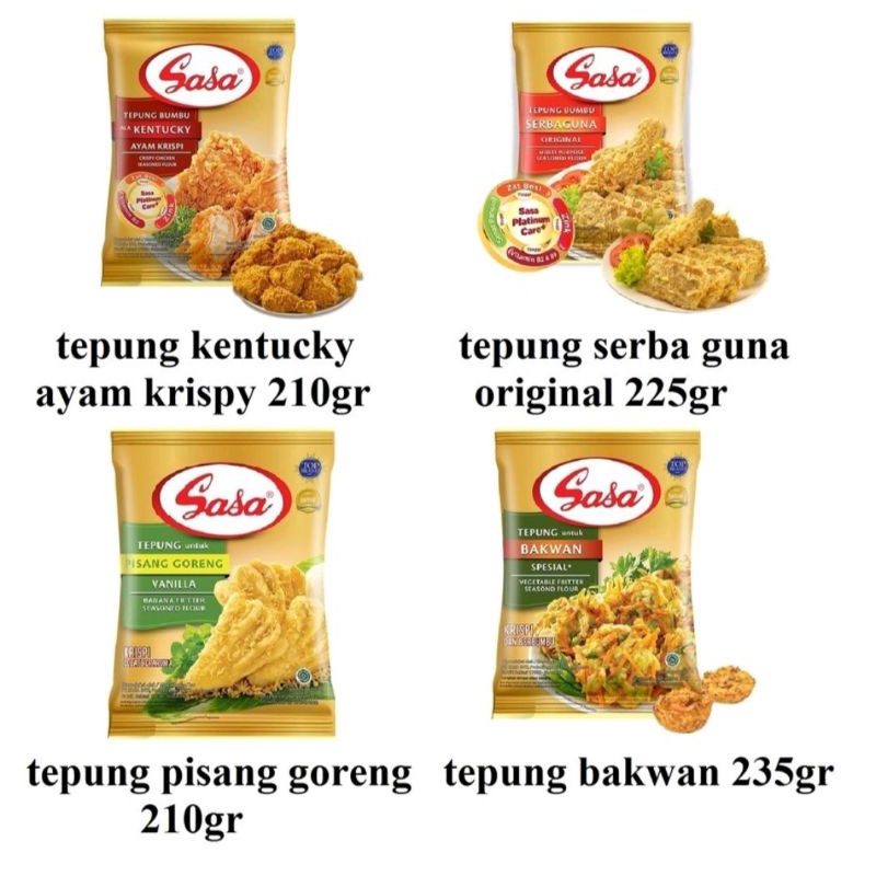 

Sasa Tepung Bumbu Pisang Goreng// Bakwan //Ayam Crispy