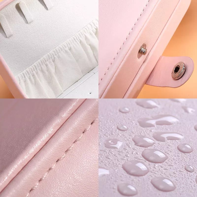 Box Perhiasan Kotak Tempat Penyimpanan Gelang Anting Kalung Cincin Jam Aksesoris Wanita Organizer