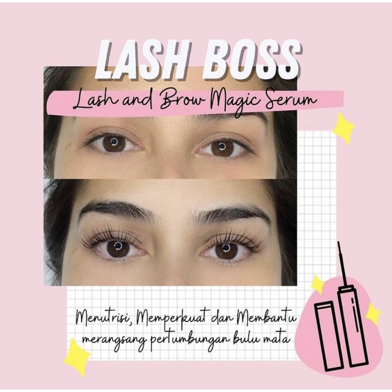 (READY) Lash Boss Serum Bulu Mata dan Alis BPOM