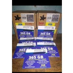 perdana XL 365gb + bonus 2gb per1box