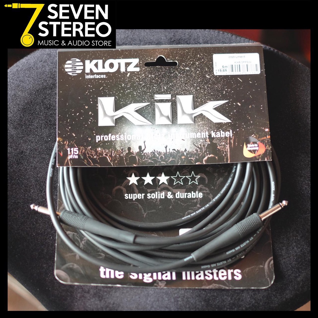 Kabel Gitar Klotz KIKG6 Germany Original