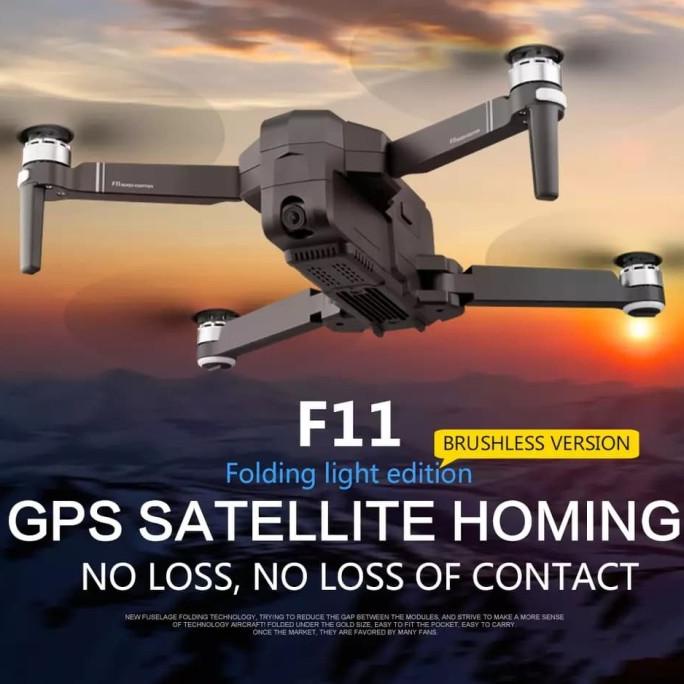 [ Promo ] Otpro F11 Gps Drone Dengan Wifi Fpv 1080 P Kamera Brushless Quadcopter - Drone Kamera Dan 