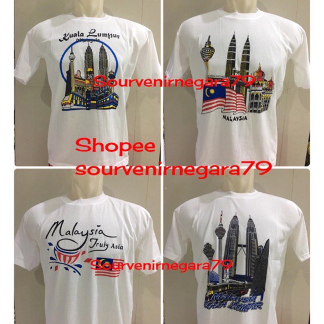 Kaos sourvenir malaysia