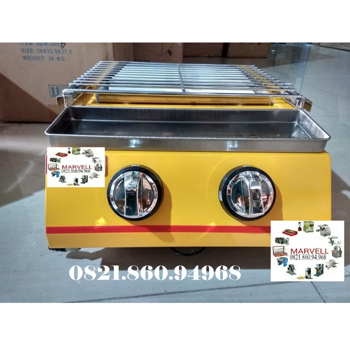 Roaster 2 tungku Pemanggang sosis 2 tungku M263