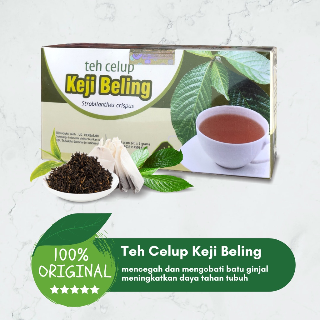 

Teh Celup Keji Beling Tazakka Teh Herbal Obat Kencing Batu Batu Ginjal