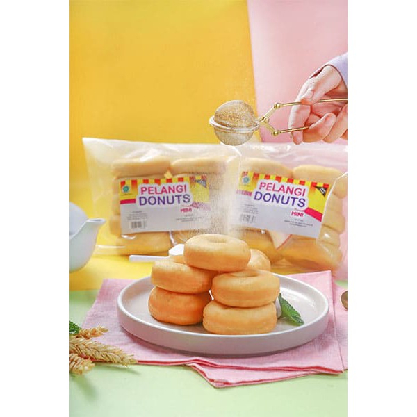 

Donut Kentang / Ubi Ungu Mini Donut Pelangi Isi 21