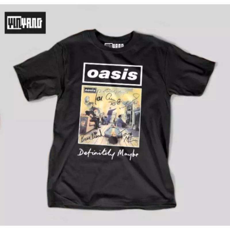 KAOS OASIS | OASIS TSHIRT | TSHIRT OASIS | KAOS BAND | KAOS MUSIK