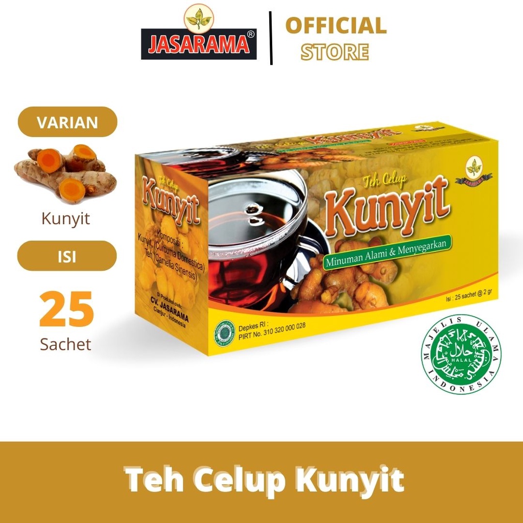 

TEH CELUP KUNYIT isi 25 sachet