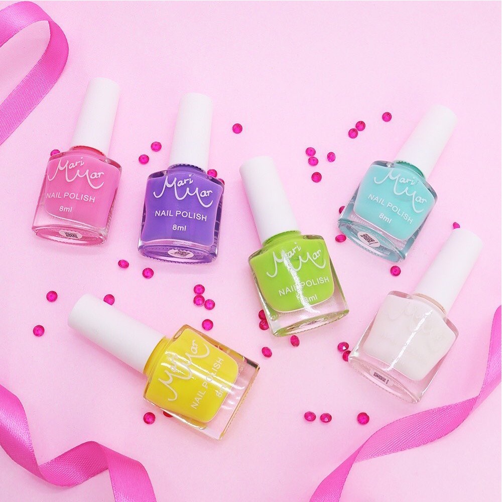 ❤ BELIA ❤ MARIMAR Nail Polish Pastel Series 8mL Kutek | 1 seri isi 6 warna BPOM by Xi Xiu