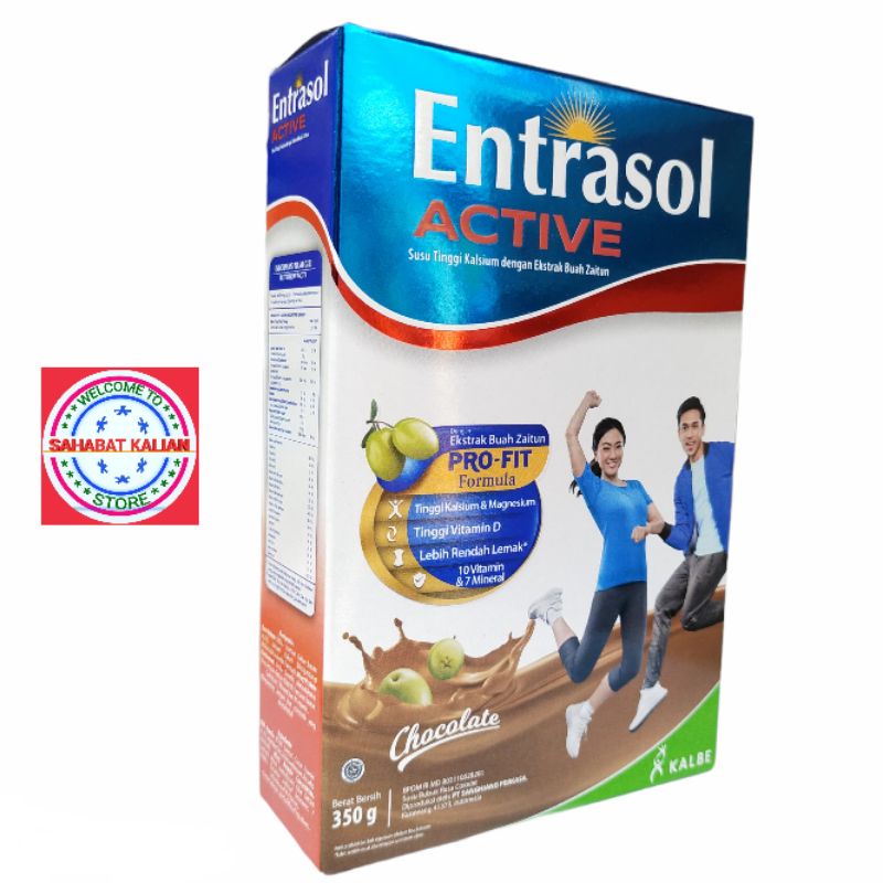 ENTRASOL ACTIVE COKLAT 360GR PER 1 BOX