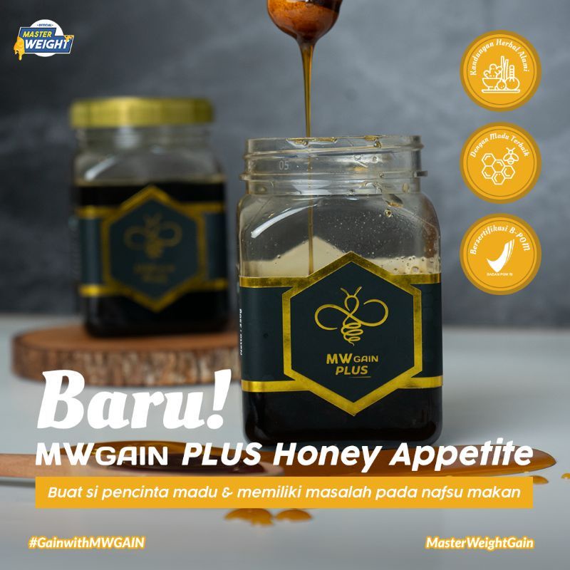 MW GAIN HONEY PLUS Madu Penggemuk Badan