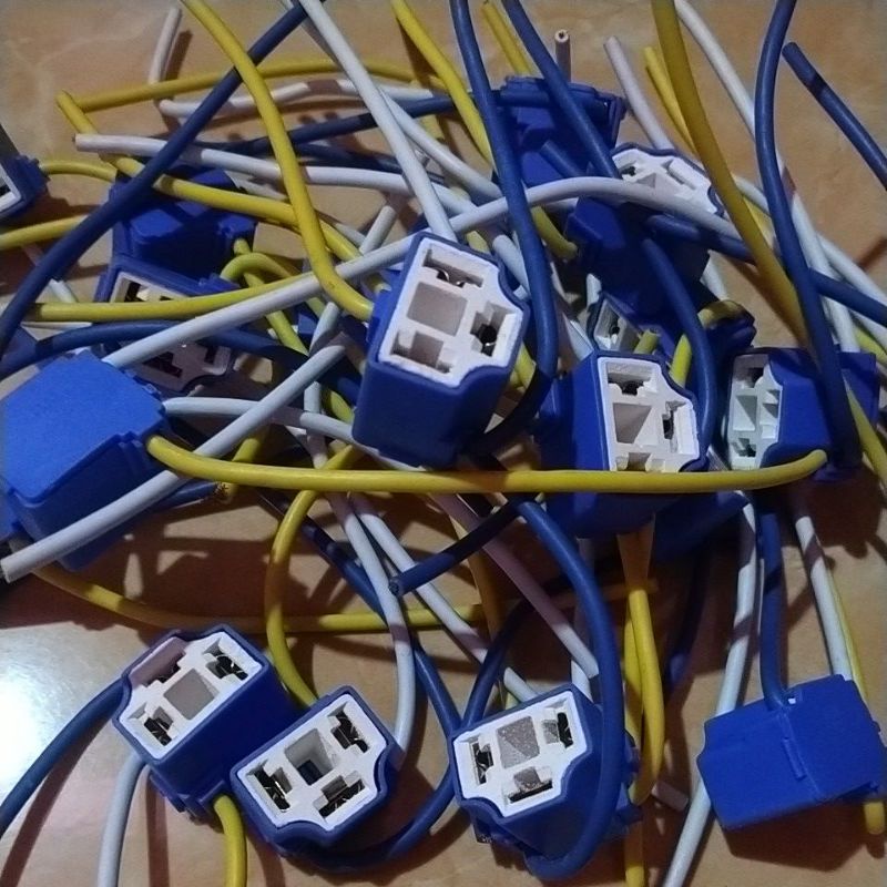 soket h4 fiting fitting lampu depan Vixion Scoopy cb varias cop lampu depan soket lampu mobil kerami