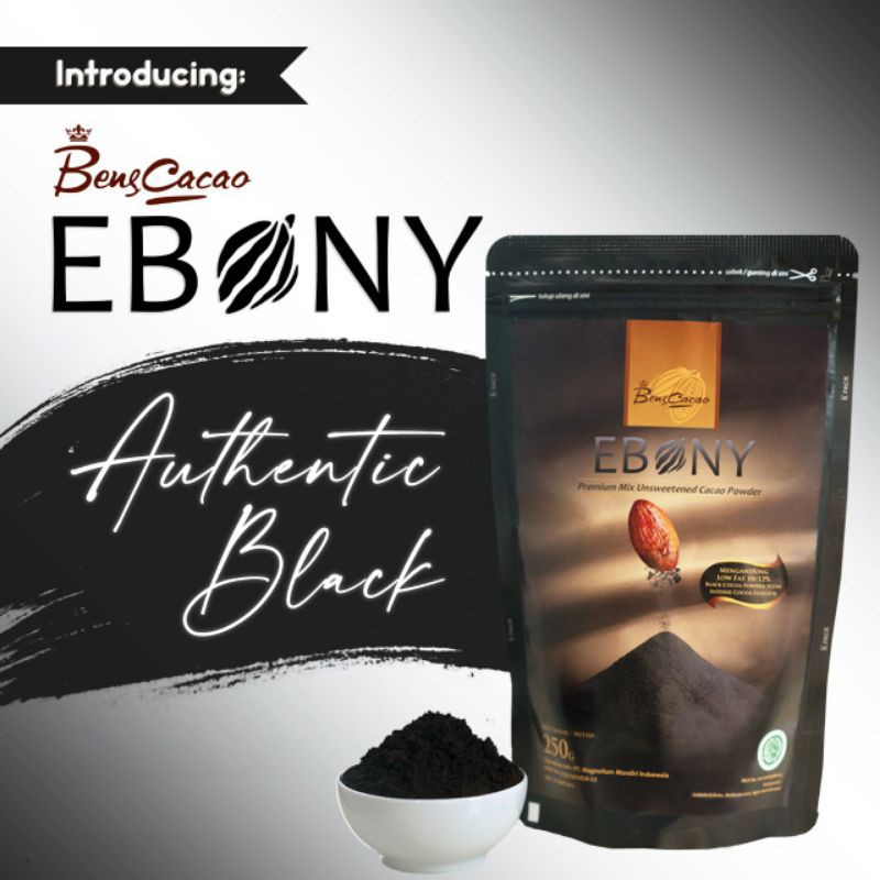 

BENSCACAO EBONY / BLACK POWDER / COKLAT BUBUK / COKLAT HITAM 250 gr