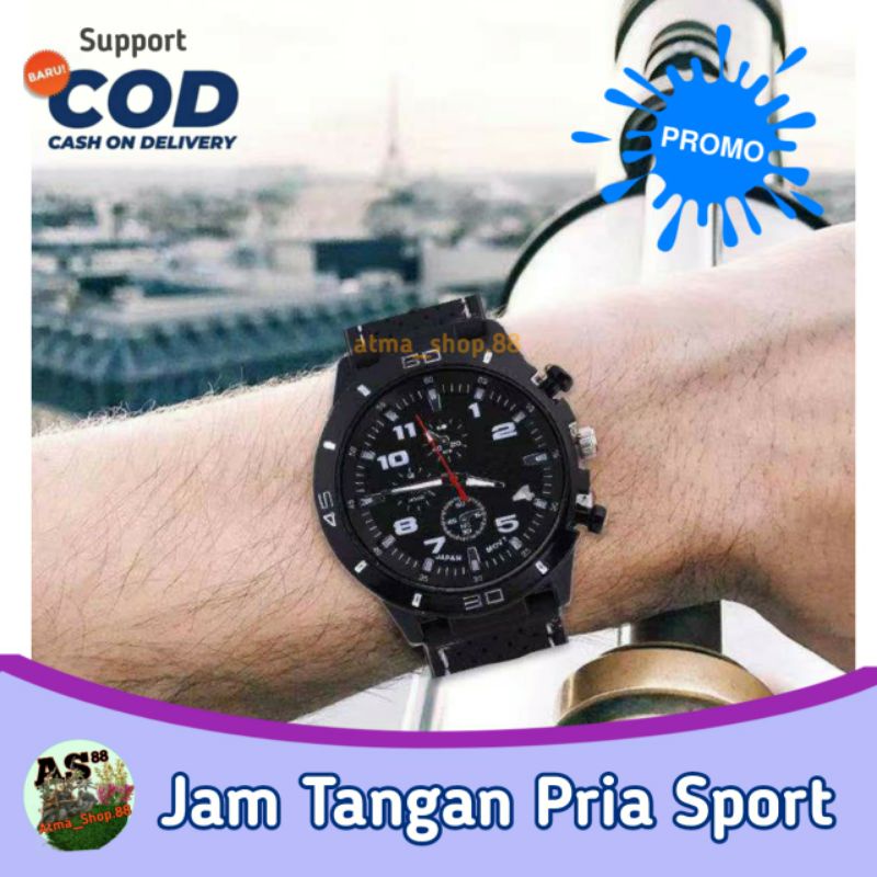 Jam Tangan Pria Wanita Sport Chrono Analog Model Casio G shock mirip Led Digital Belum Anti Air Korea Kekinian Terlaris Promo Murah bisa Cod Porogapit.id