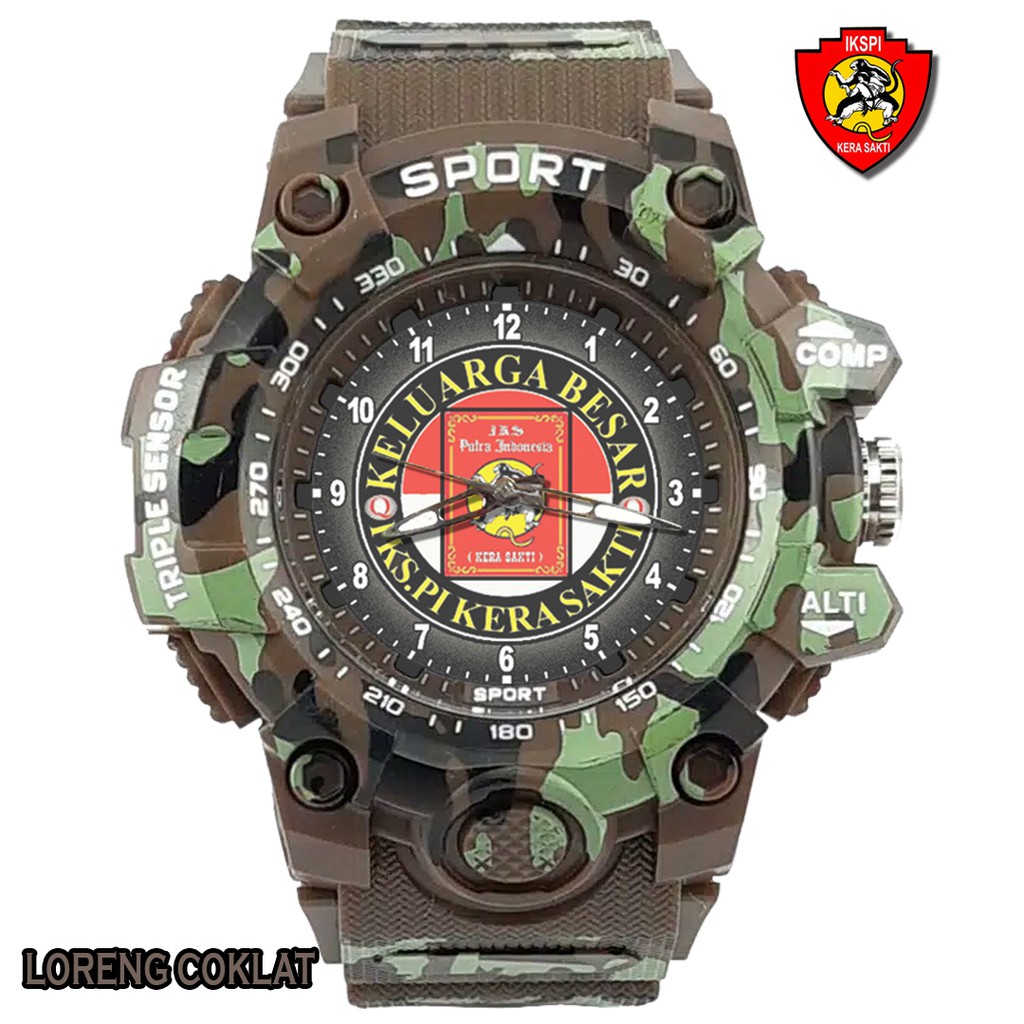 (Exclusive) PERGURUAN IKSPI / KERA SAKTI Loreng Army - Motif 6