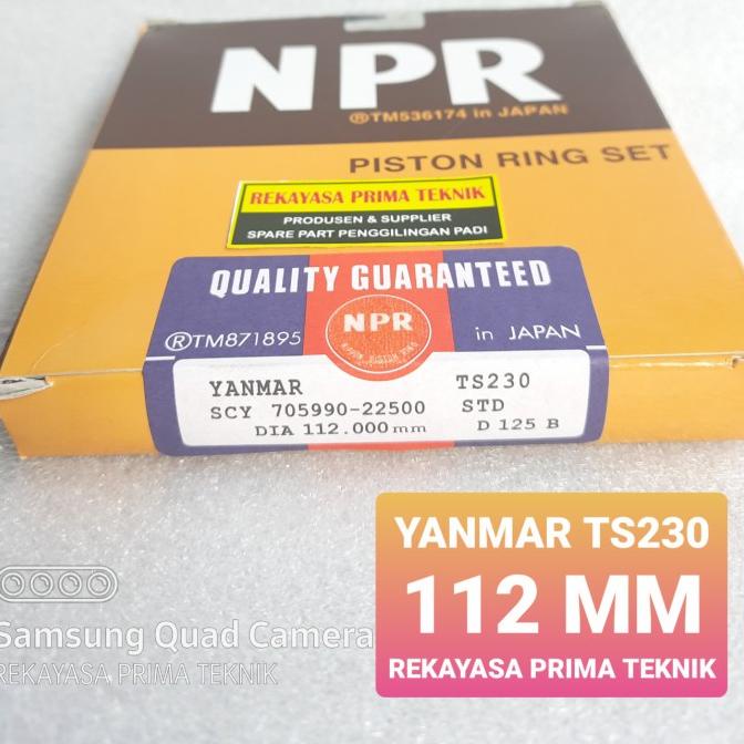 """] YANMAR TS230 RING 112 MM PISTON SEKER SEHER TS 230 23 HP PK NPR ORIGIN