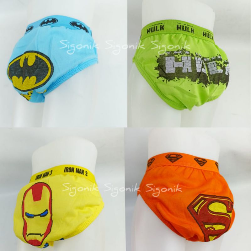 CD Celana Dalam Anak Cowok Boy S M L Allsize 1-6 Tahun Karet Boxer Motif Superhero Club Bola Random Batita Balita Paud TK Motif Karakter Murah Katun Bocah Laki-laki Sigonik