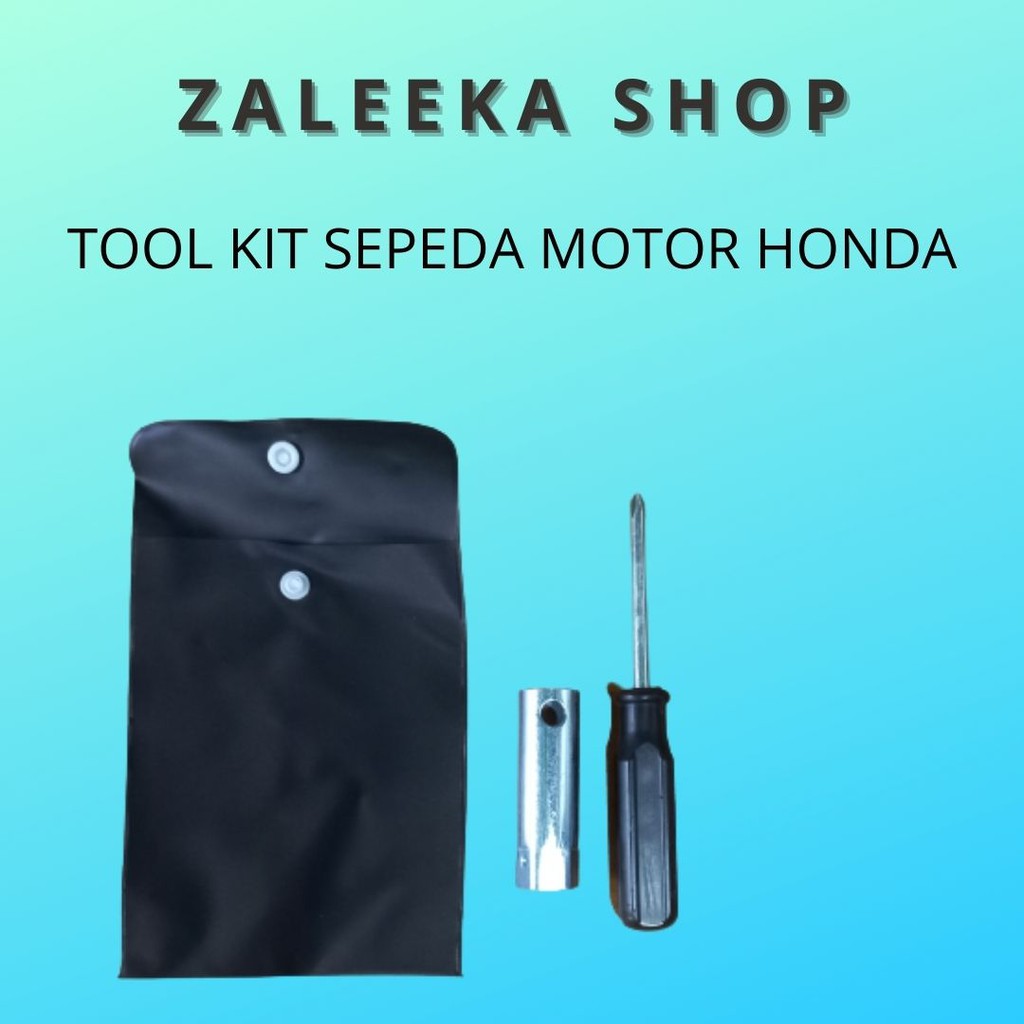 Toolkit Original Motor Matic/Bebek Metema Kunci Busi / Tang / Obeng / Kunci 10x12 / Kunci 14x17/Bag