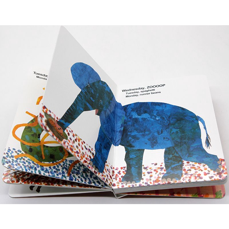 original guaranteed board book Today is Monday by Eric carle happychild