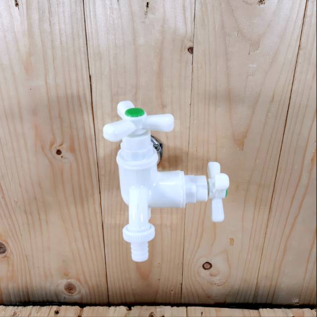 Kran cabang pvc / kran double / handle baling