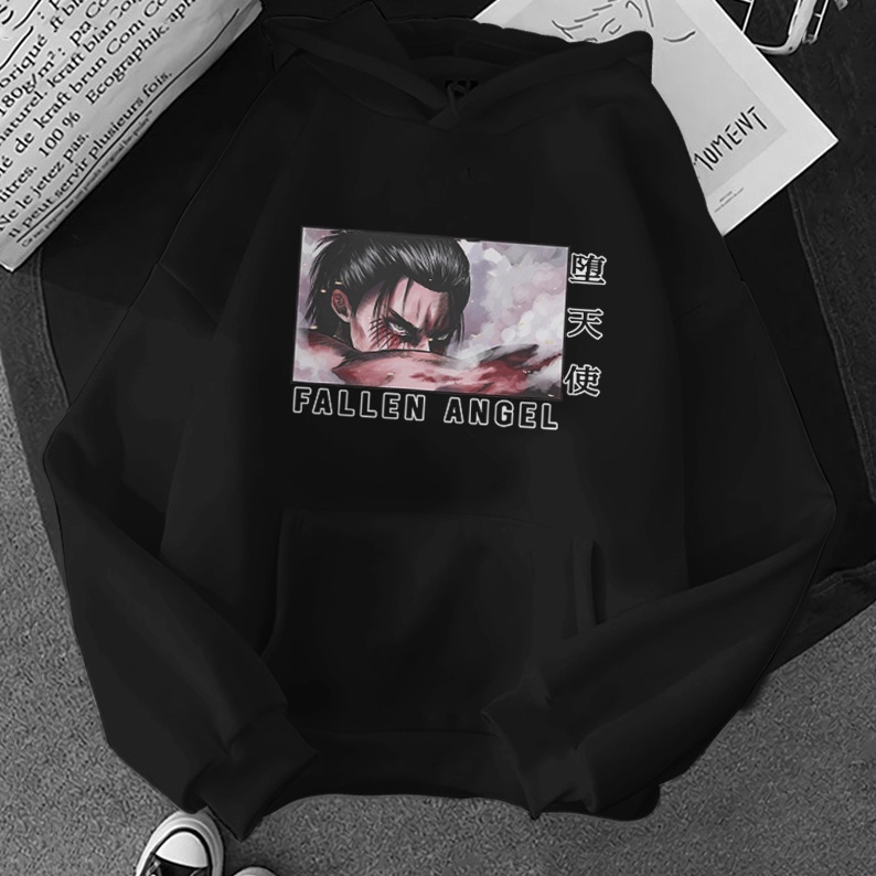 jaket hoodie EREN YEAGER ATTACK ON TITAN L-XL jaket AOT jaket anime hoodie anime jaket ATTACK ON TITAN