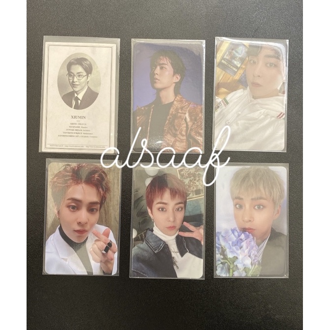 PC XIUMIN EXO DFTF LOVE SHOT CBX TEMPO XOXO