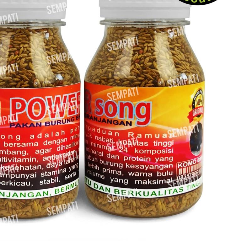 POWER SONG PAKAN BRANJANGAN POWER SONG PAKAN BURUNG BRANJANGAN LARK MAKANAN HARIAN SUPER POWER PWRSB