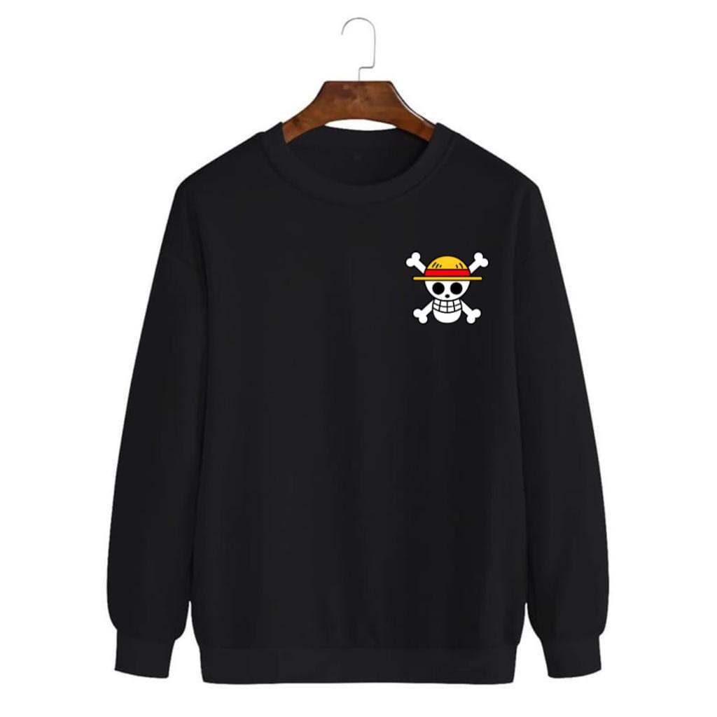 POLILE - BAJU SWEATER LUFFY / atasan lengan panjang / baju pria keren / fashion cowo terbaru / terlaris / termurah