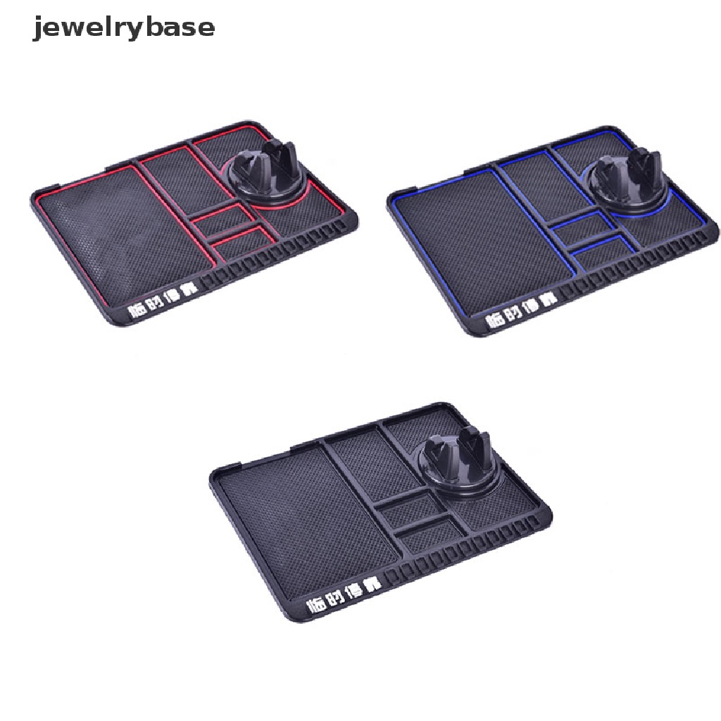 (jewelrybase) Mat Holder Handphone Multifungsi Anti Slip Bahan Silikon Untuk Dashboard Mobil