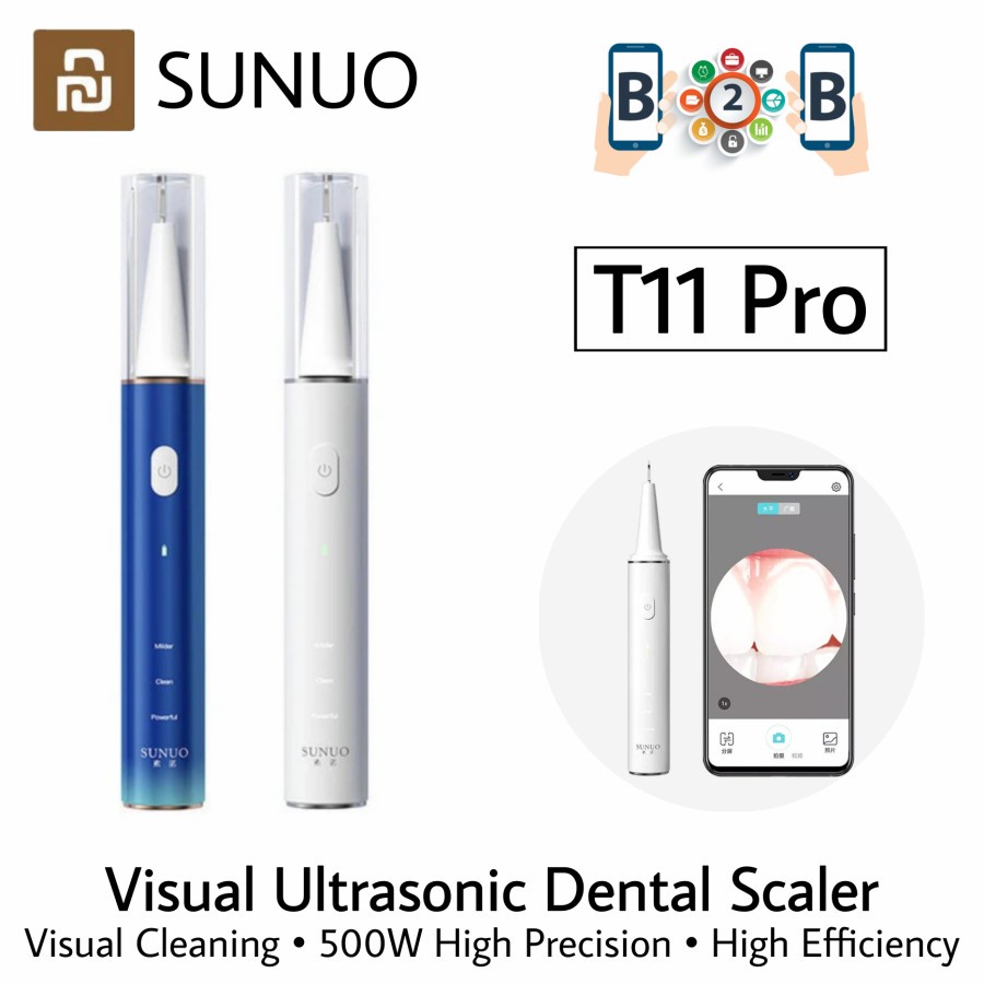 SUNUO Smart Visual Ultrasonic Dentar Scaler T11 Pro with Camera