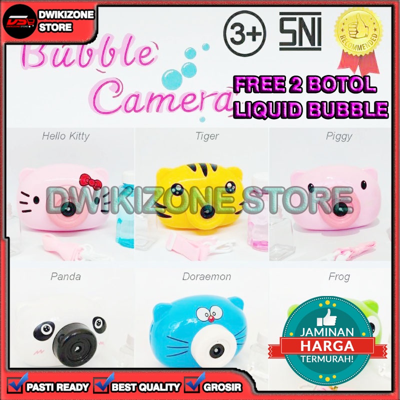 [100% ORIGINAL] BUBBLE CAMERA MUSIC KAMERA MUSIK GUN GELEMBUNG MAINAN BABEL SABUN ANAK BERKUALITAS