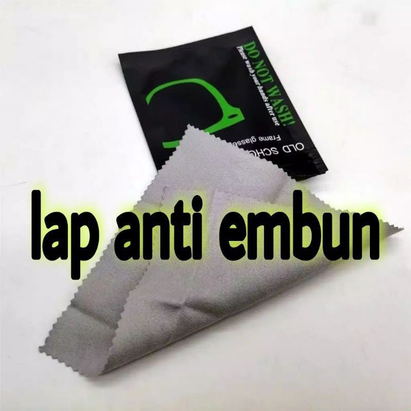 lap kacamata anti embun