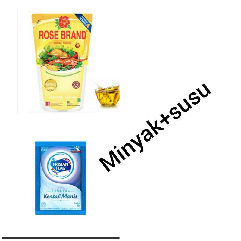 

Minyak Goreng Rose Brand 1L+susu
