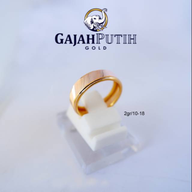 2gr Cincin Model Bangkok Asir Emas Asli kodeO2010-20