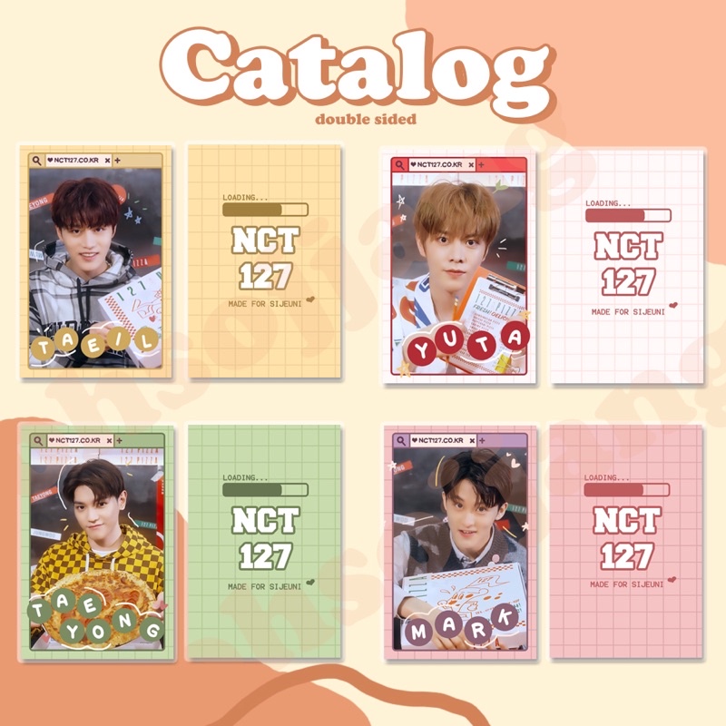 NCT127 KEYRING KEYCHAIN GANCI GANTUNGAN ACRYLIC KUNCI VOL.2 NCT