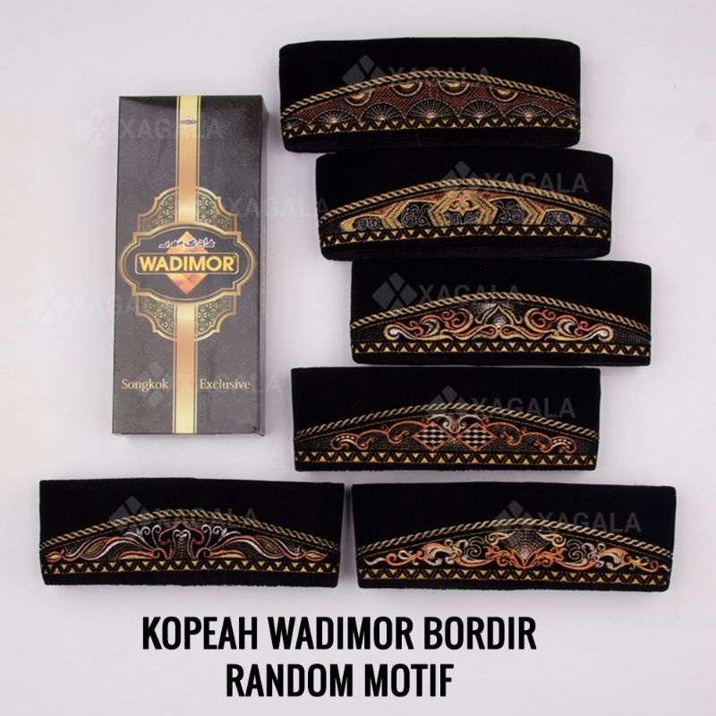 Peci bordir wadimor / kopiah bordil wadimor / songkok bordil wadimor