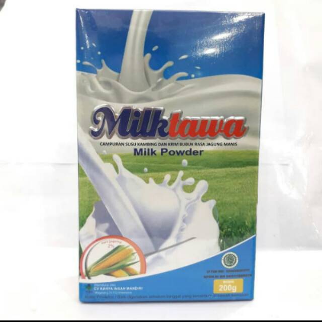 

Susu Kambing Bubuk Ettawa MILKTAWA 200 gr Di Jamin 100 % Original
