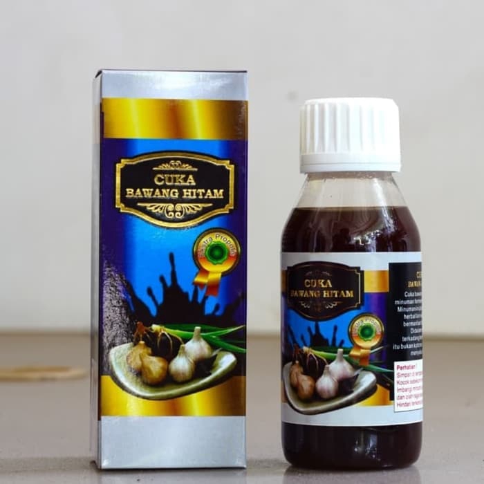 

Cuka bawang hitam ( black garlic )